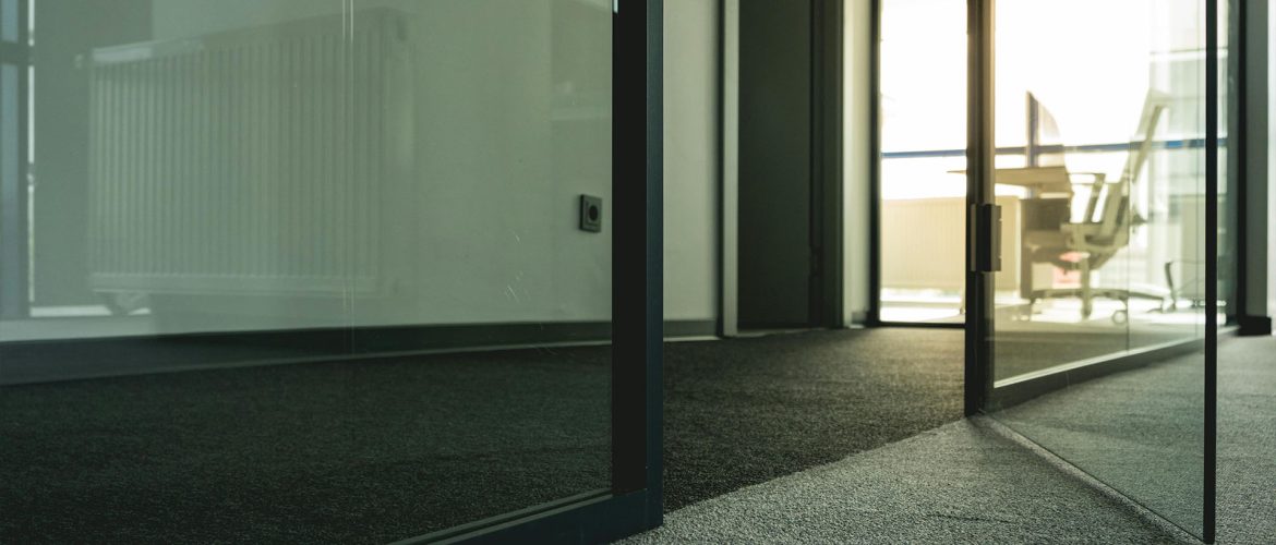 Image of Commercial Space with Clean Carpet Flooring